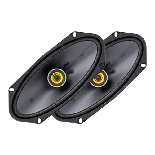 New, Open Box Kicker CS Series 50CSC4104 4"x10" 225 Watt Peak Power 2-Way Coaxial Speakers