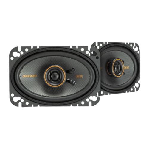 New, Open Box Kicker KS-Series 51KSC4604 4x6" 2-Way Coaxial Speakers with High Power Handling