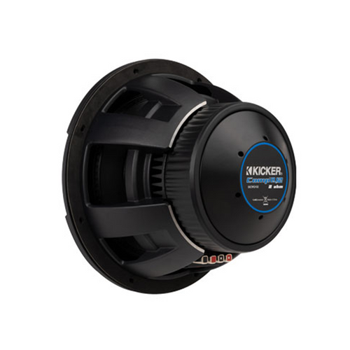 New, Open Box Kicker 51CWQ122 12-Inch CompQ Series 1000 Watts Dual Voice Coil 2 Ohm Subwoofer
