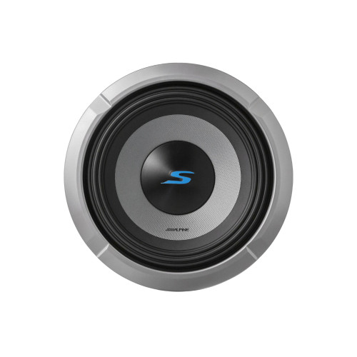 Used Alpine S-Series S2-W8D2 8" Subwoofer with 2-Ohm Voice Coils and 900W Peak Power