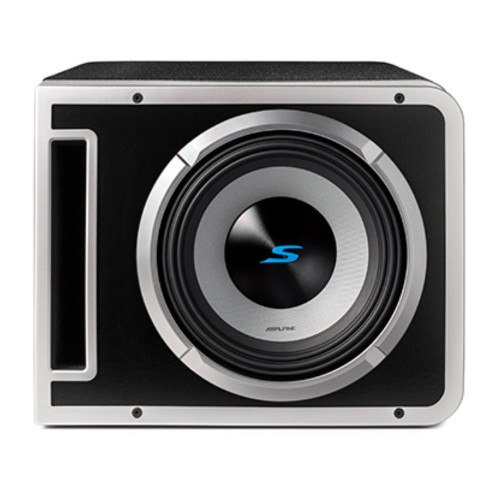 Used Alpine Halo S-Series S2-SB10V 10" Preloaded Subwoofer Enclosure 600W RMS Power