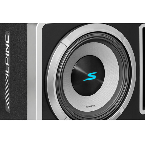 Used Alpine Halo S-Series S2-SB12V 12" Linkable Ported Subwoofer Enclosure & 600W RMS
