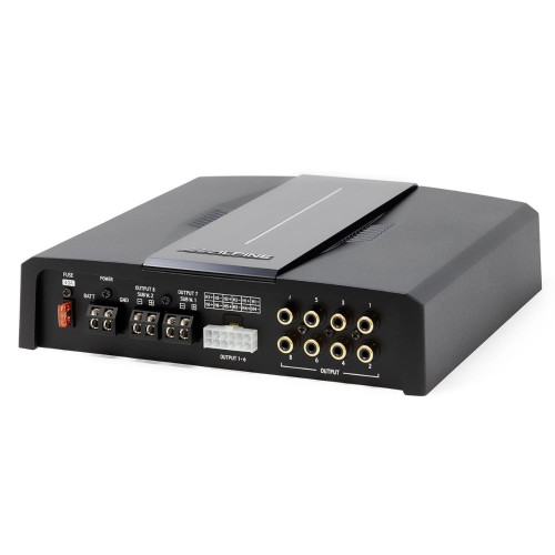 Used Alpine PXE-C80-88 8-Channel Hi-Res Amplifier w/ Digital Signal Processing