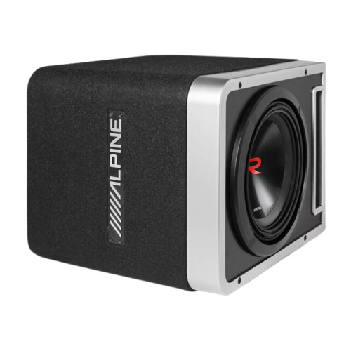 Used Alpine S-Series R2-SB10V Pre-Loaded 10" Ported Subwoofer Enclosure w 750W RMS