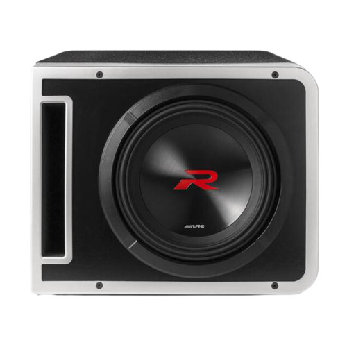 Used Alpine S-Series R2-SB10V Pre-Loaded 10" Ported Subwoofer Enclosure w 750W RMS