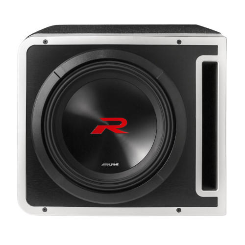 Used Alpine S-Series R2-SB12V Pre-Loaded 12" Ported Subwoofer Enclosure w 750W RMS