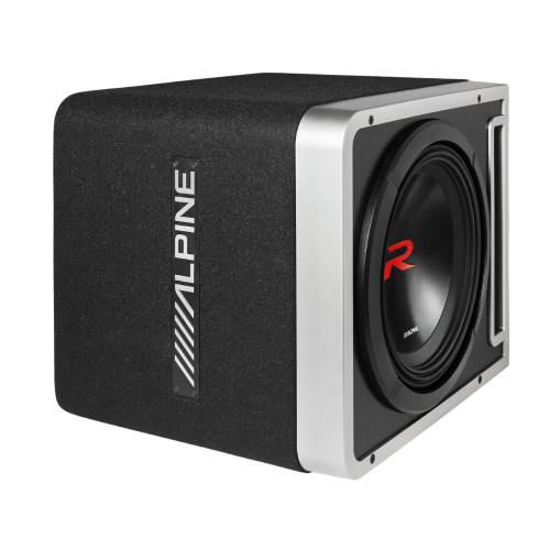 Used Alpine S-Series R2-SB12V Pre-Loaded 12" Ported Subwoofer Enclosure w 750W RMS