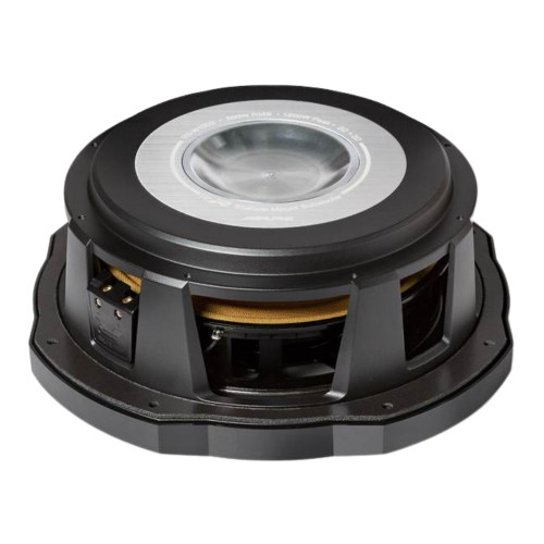 Used Alpine R-Series RS-W10D4 10" Shallow Mount Subwoofer w Dual 4-Ohm Voice Coils