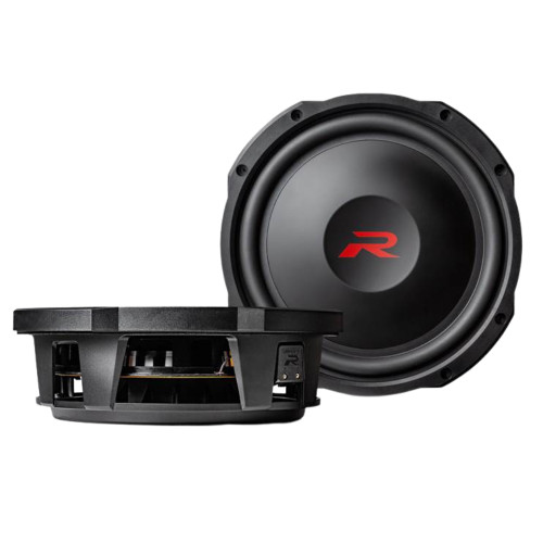 Used Alpine R-Series RS-W12D4 12" Shallow Mount Subwoofer w Dual 4-Ohm Voice Coils