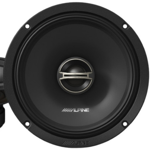 Used Alpine DM-65 M-Series 6-1/2" 200 Watt Peak Power 4-Ohm 2-Way Coaxial Speakers