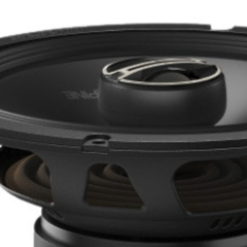 Used Alpine DM-65 M-Series 6-1/2" 200 Watt Peak Power 4-Ohm 2-Way Coaxial Speakers
