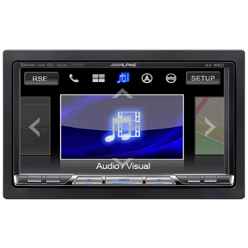 Used Alpine iLX-407 Shallow Chassis 7 Inch Multimedia with Apple Carplay