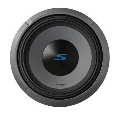 Open Box Alpine S-Series S2-W12D2 12" Subwoofer with 2-Ohm Voice Coils & 1800W Peak Power
