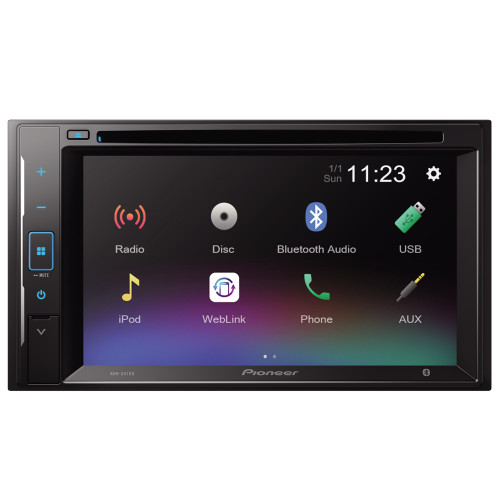 OPEN BOX Pioneer AVH-241EX 6.2" Resistive Glass Touchscreen DVD
