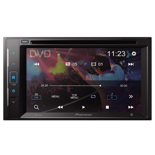 OPEN BOX Pioneer AVH-241EX 6.2" Resistive Glass Touchscreen DVD