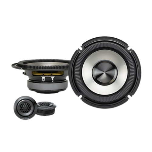 New, Open Box Alpine BRV-S65C 6.5"" BassRev Component Speakers with 50W RMS and 150W Peak Power