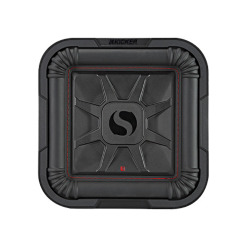 Kicker 46L7T104 L7T Series 10" 4-Ohm Thin Square Subwoofer w/ 1000W Peak Power