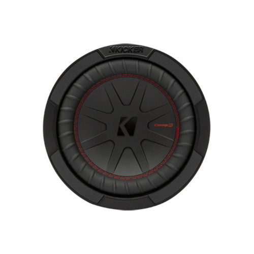 Kicker 48CWR82 CompR Series 8" Dual 2-Ohm Car Audio Subwoofer w/ 600W Peak power