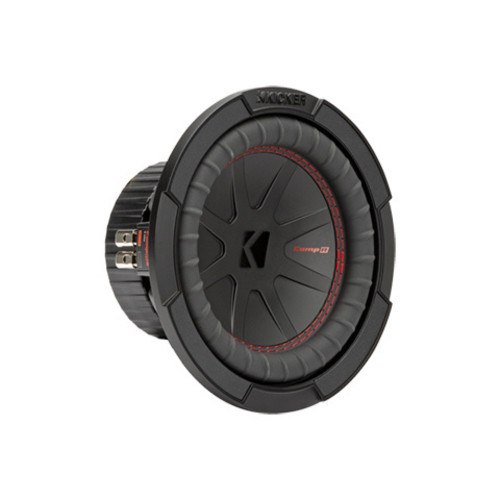 Kicker 48CWR82 CompR Series 8" Dual 2-Ohm Car Audio Subwoofer w/ 600W Peak power