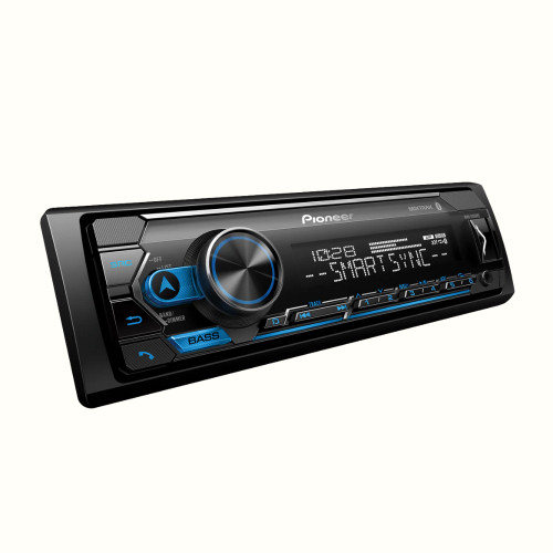 New, Open Box Pioneer MVH-S322BT Audio Media Receiver with Built-In Bluetooth