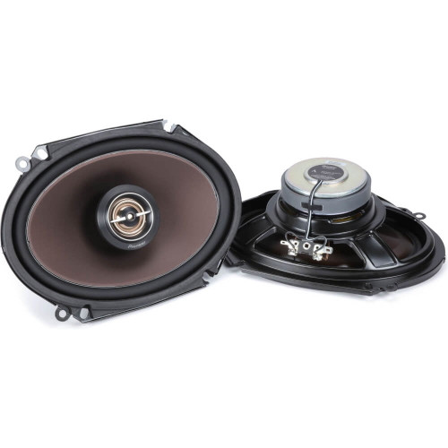 Used Pioneer A-Series TS-A683FH 6"x8" 2-Way 370 W Max Power Coaxial Speakers