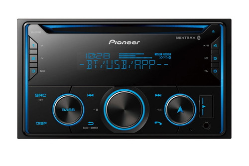 Used Pioneer FH-S520BT Double-DIN CD Audio with Built-in Bluetooth