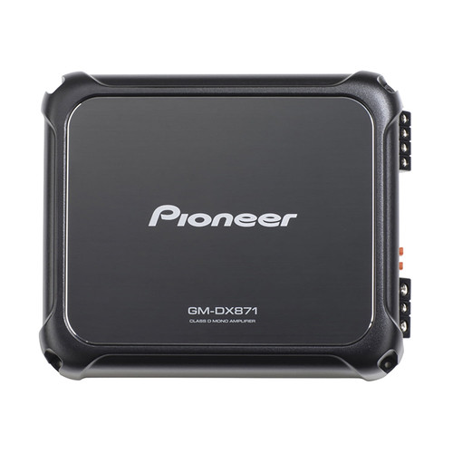 Used Pioneer GM-DX871 Class D 1600W RMS Digital Mono Amplifier w/ Wired Bass Remote