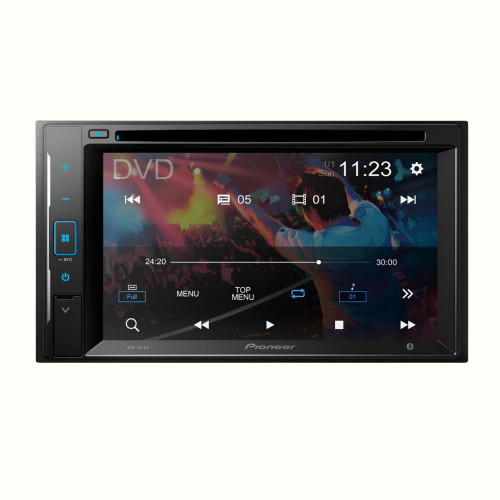Used Pioneer AVH-241EX 6.2" Double-DIN CD/DVD Receiver with Built-in Bluetooth