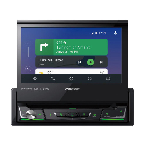 Used Pioneer AVH-3500NEX 6.8" 1-DIN Multimedia DVD Receiver with Bluetooth