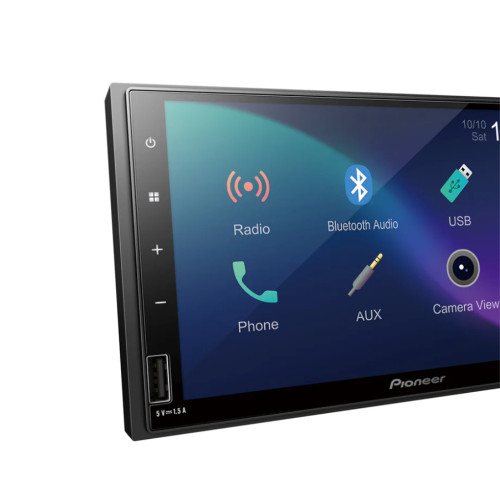 Open Box Pioneer DMH-470EX 7" Double-DIN Digital Media Receiver with Built-in Bluetooth