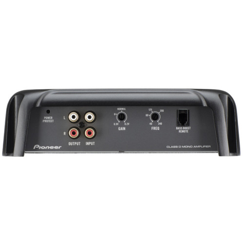 Open Box Pioneer GM-DX971 Class-D 2400W Max Power Mono Amplifier with Wired Bass Remote