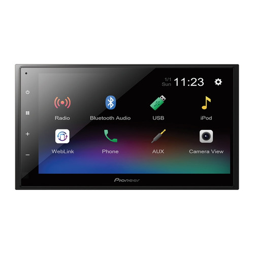New, Open Box Pioneer DMH-342EX 6.8" Multimedia (Does Not Play Disc), Amazon Alexa