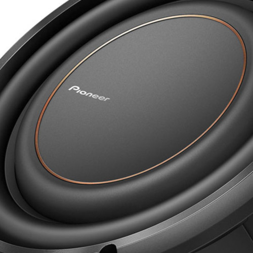 New, Open Box Pioneer TS-D10LS4 10" 1300W Single 4Ω Voice Coil Shallow Mount Subwoofer