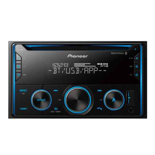 New, Open Box Pioneer FH-S520BT Double-DIN CD Audio with Built-in Bluetooth