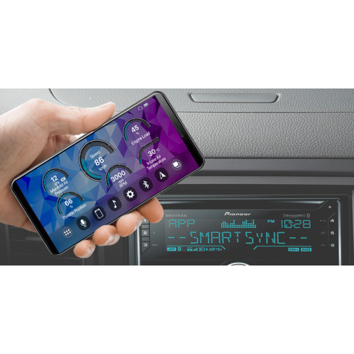 New, Open Box Pioneer FH-S722BS 2-DIN CD Audio Receiver w/ Built-in Bluetooth, LED Back Light