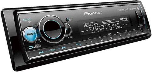New, Open Box Pioneer MVH-S522BS Single-DIN Audio Media with Built-in Bluetooth