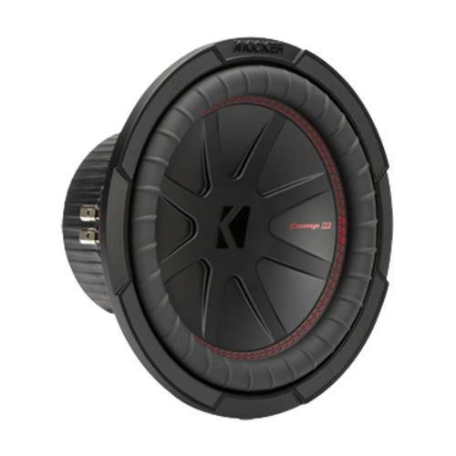 Kicker 48CWR104 CompR 10" 400W RMS Dual 4-Ohm Voice Coils Component Subwoofer