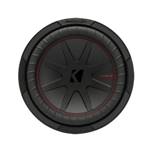 Kicker 48CWR104 CompR 10" 400W RMS Dual 4-Ohm Voice Coils Component Subwoofer