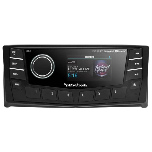 Used Rockford Fosgate PMX-5CAN Marine Media Receiver w/ Bluetooth (Does Not Play CDs)