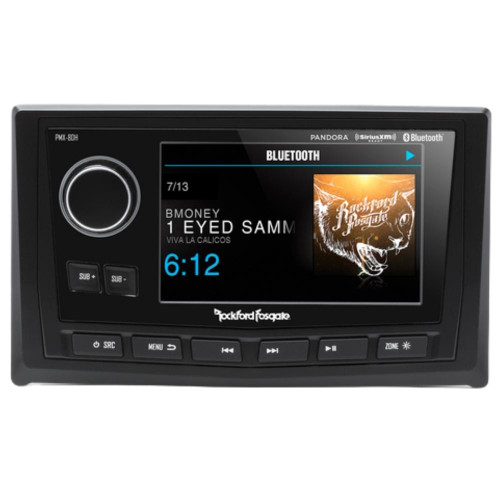 Used Rockford Fosgate PMX-8DH Wired Remote with 5" TFT Display For PMX-8BB Receiver