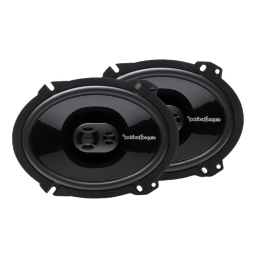 Used Rockford Fosgate P1683 Punch 6"x8" 65W RMS 3-Way Full Range Coaxial Speakers
