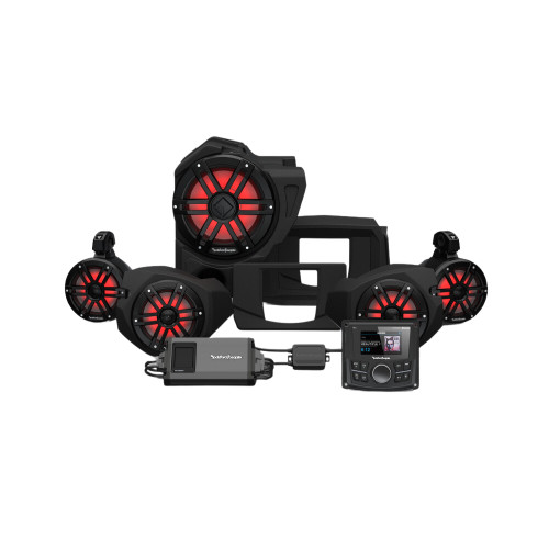 Used Rockford Fosgate RZR14-K8 8 AWG Installation Kit For select Polaris RZR Models