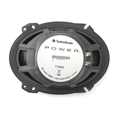 Used Rockford Fosgate T1682 Power Series 2 Way 6x8 Inch Full Range Car Speakers
