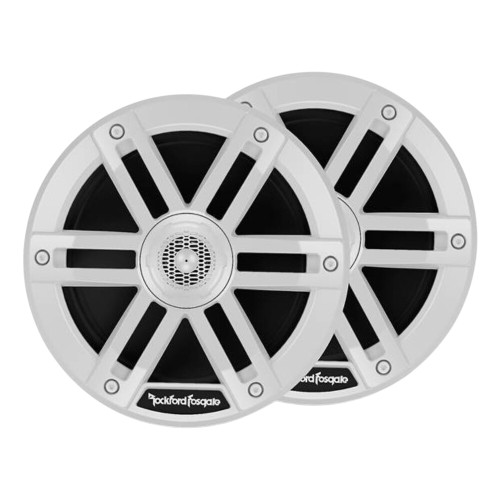 Used Rockford Fosgate M0-65 M0 Series 6.5" 2 Way 250W Marine Grade Speakers (White)