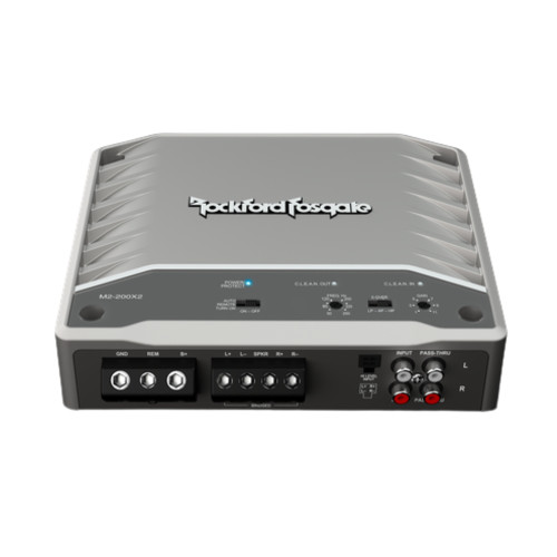 Used Rockford Fosgate M2-200X2 Marine Amplifier - 200W 2-CH Element Ready Amplifier