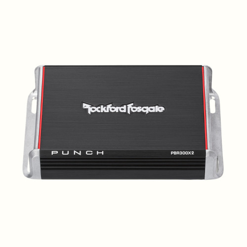 Open Box Rockford Fosgate PBR300X2 Punch 300 Watt 2-Channel Class BR Car Amplifier