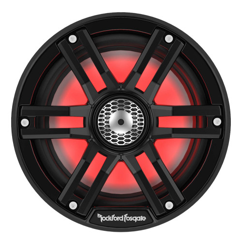 New, Open Box Rockford Fosgate M2-65B M2 Series 6-1/2" Color-Optix Marine Speakers (Black)