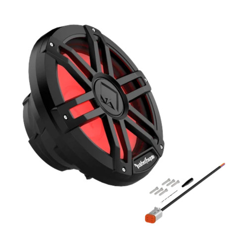 Open Box Rockford Fosgate M1D4-12B M1 Series 12" DVC 4Ω Marine Subwoofer w/ LED lighting