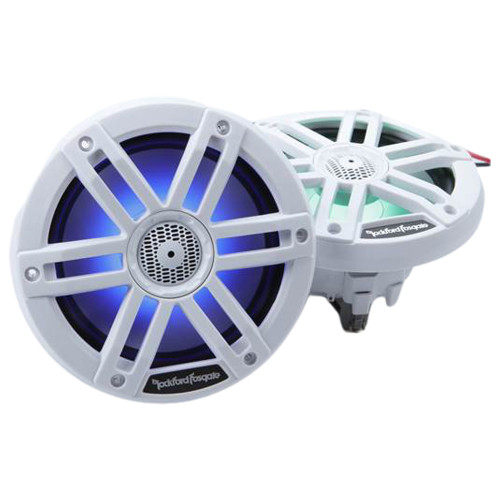 New, Open Box Rockford Fosgate M1-65 M1 Series Color Optix 6.5 Inch 2 Way Marine Speakers