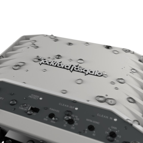 New, Open Box Rockford Fosgate M2-200X2 Marine Amplifier - 200W 2-CH Element Ready Amplifier